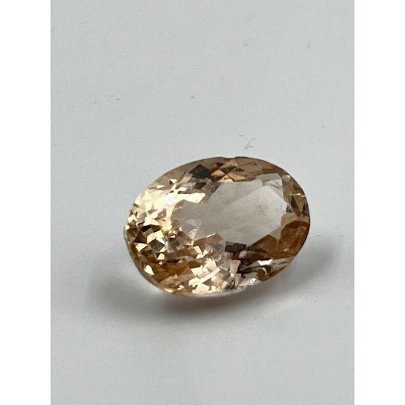 37 Ct Natural Imperial Topaz Loose Oval Shape Cut Polished Gemstone Jewelry - Picture 2 of 10